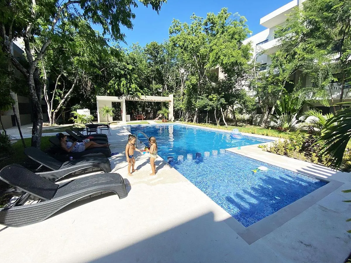 Lujoso Y Bello Condo Estilo Boho Tulum Playa del Carmen Lägenhet